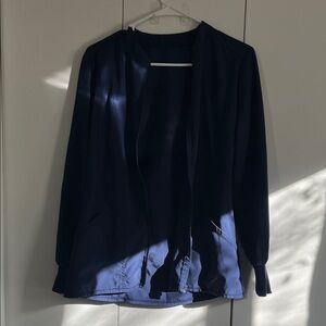 Navy Blue Scrub Jacket